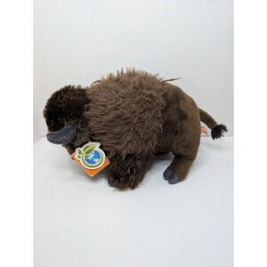 Wild Republic American Bison Plush 13" Brown Realistic Buffalo Stuffed Animal